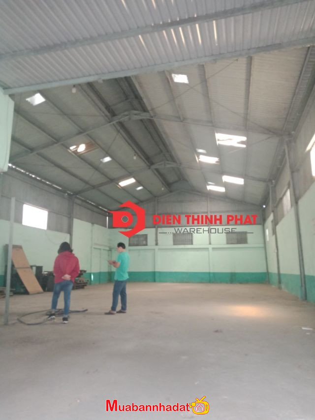 Cho thuê nhà xưởng đường số 6 (Bên kia quốc lộ )quận Bình Tân 550m giá 40tr