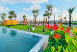 Nhà phố vườn view sông tọa lạc gần chợ Hưng Long Bình Chánh, lầu nhà mới 5x18m giá 3 tỷ đường 16m