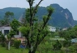 Khuôn viên nghỉ dưỡng hoàn thiện tại Lương Sơn. HB